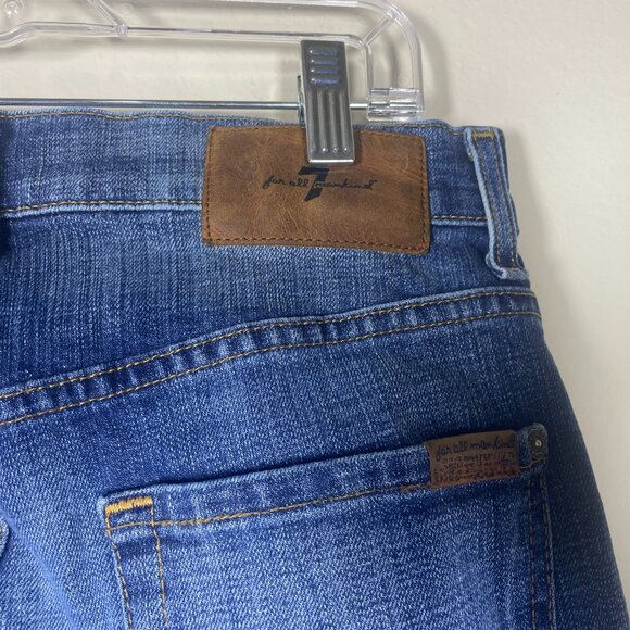 Seven for All Man Kind the Straight Leg Women's Dark Wash Jeans 30! - Picture 4 of 6